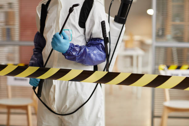 Professional Sewage Cleanup technician working in Centerville, SD